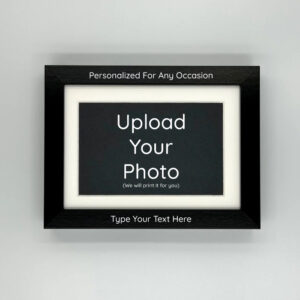 Personalized Photo Frame with Custom Laser Engraving for Displaying Cherished Memories