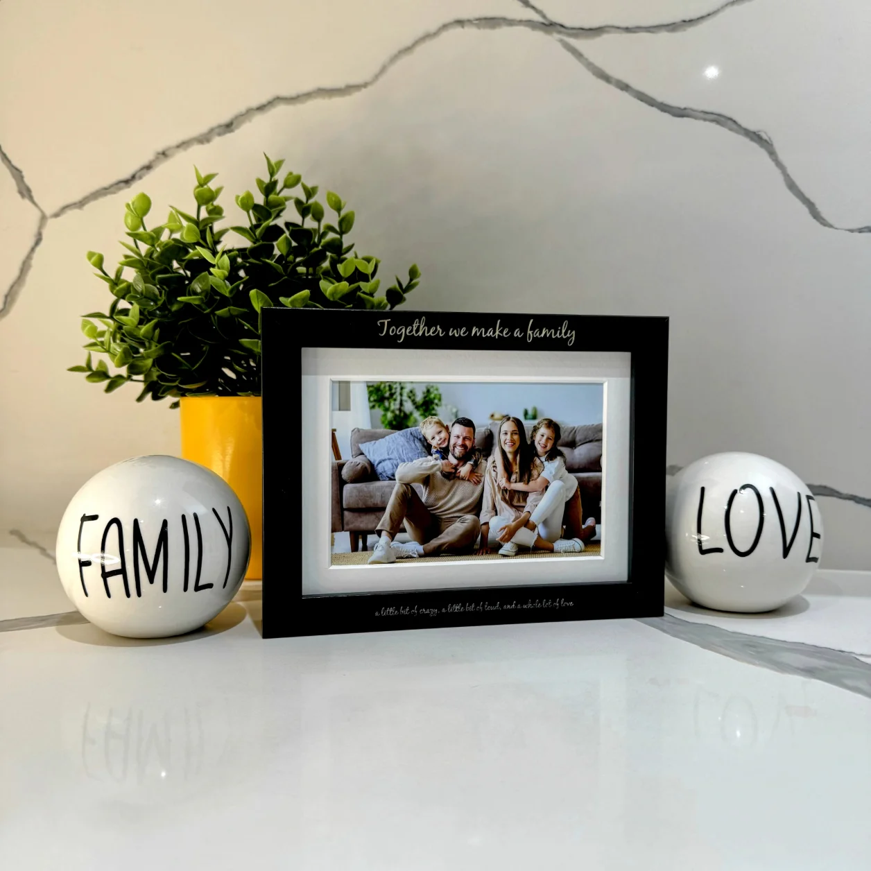 Personalized Photo Frame with Custom Laser Engraving for Displaying Cherished Memories