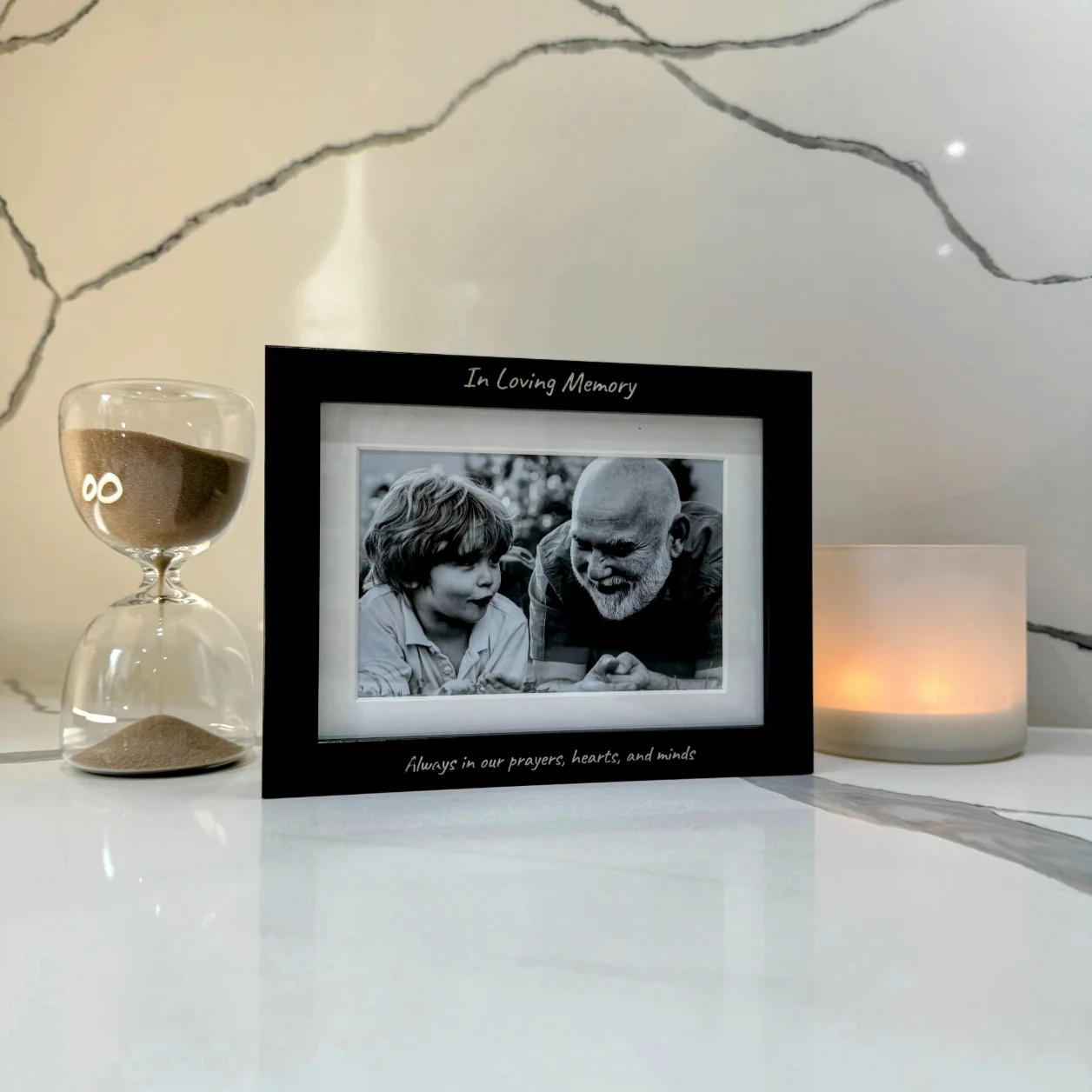 Personalized Photo Frame with Custom Laser Engraving for Displaying Cherished Memories