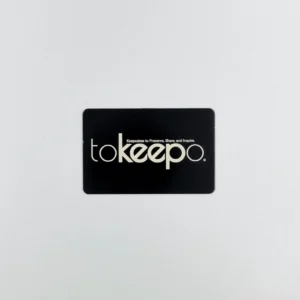 Personalized Black Metal Card with Custom Laser Engraving for Business, ID, or Wallet Insert Keepsake