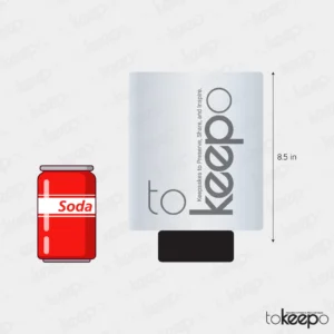 LED Acrylic Desk Lamp by tokeepo with a glowing acrylic plaque featuring engraved design.
